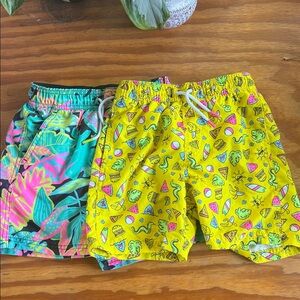 Cat & Jack Kids Swim Trunks - Yellow and Multicolor